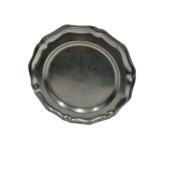 Wilton 10 1/2” & 7” Pewter Plate Columbia RWP Dining Service Ware Pewter Dish - Picture 5 of 6